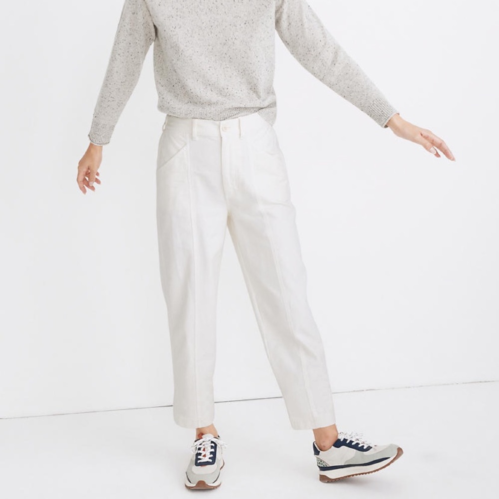 NWT Madewell Moleskin High Rise Tapered Pant